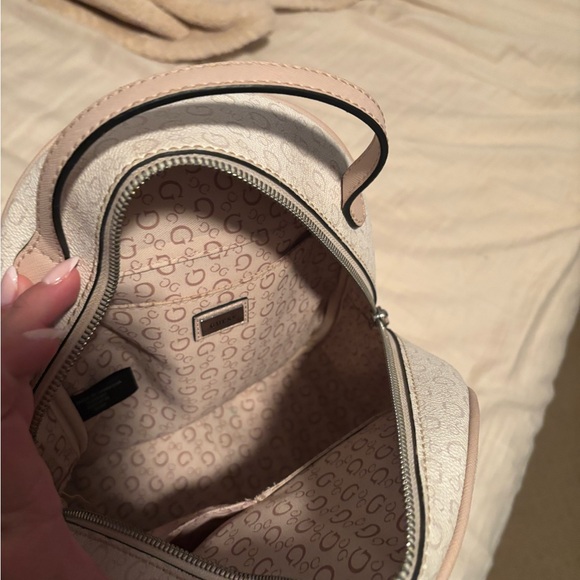 GUESS Beige Patterned Backpack - Picture 2 of 2